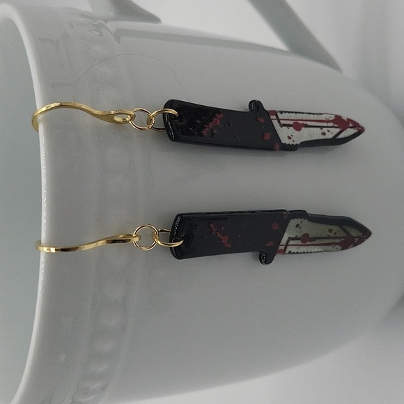 1930- Handmade Halloween Earrings NWT - Picture 1 of 6